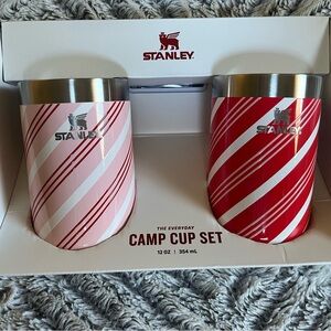 Stanley 2 pack 12 oz Stainless Steel Everyday Cup Candy Cane & Strawberry Twist
